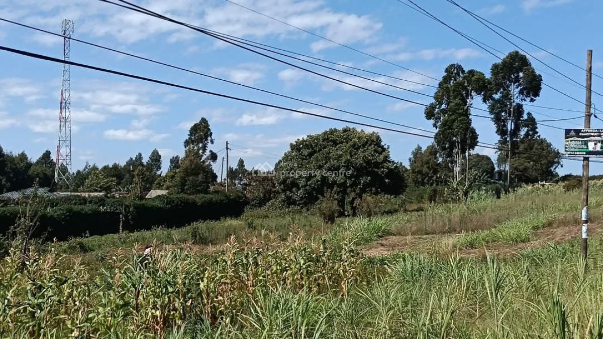 Prime Quarter Acre Fronting The Tarmac Road in Gikambura Kikuyu., Kikuyu, Kiambu, Land for Sale