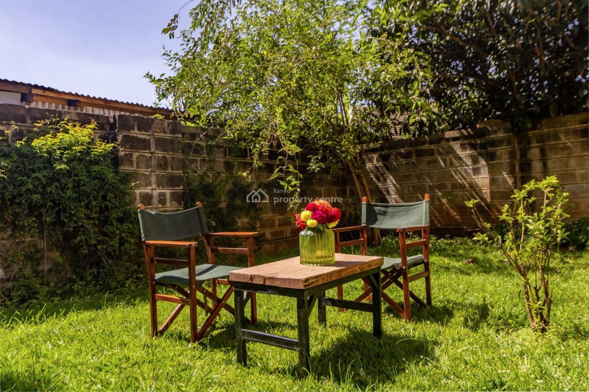 Lovely 2 Bedrooms House with Garden Fully Furnished, Langata, Mugumo-ini (langata), Nairobi, House for Rent