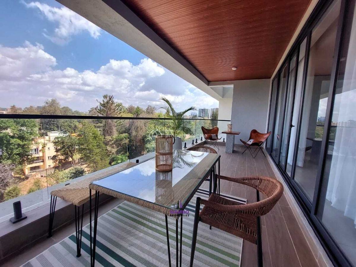Luxury 3 Bedroom Fully Furnished Apartment with Excellent Amenities., Peponi Rd, Spring Valley, Nairobi, Apartment for Rent