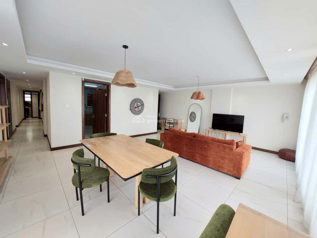 Modern 3 Bedroom Fully Furnished and Serviced Apartment., General Mathenge, Westlands, Nairobi, Apartment for Rent