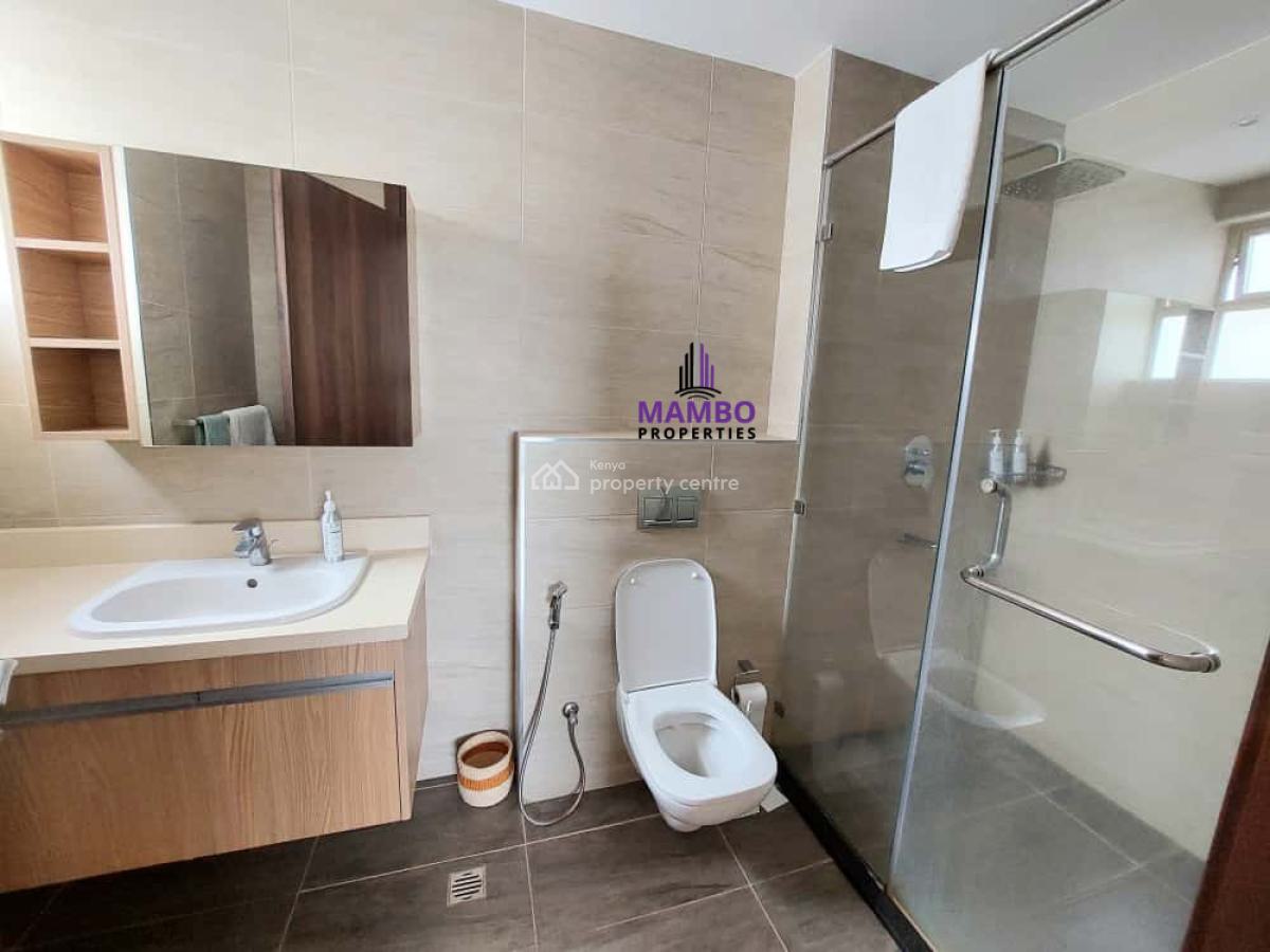 Modern 3 Bedroom Fully Furnished and Serviced Apartment., General Mathenge, Westlands, Nairobi, Apartment for Rent
