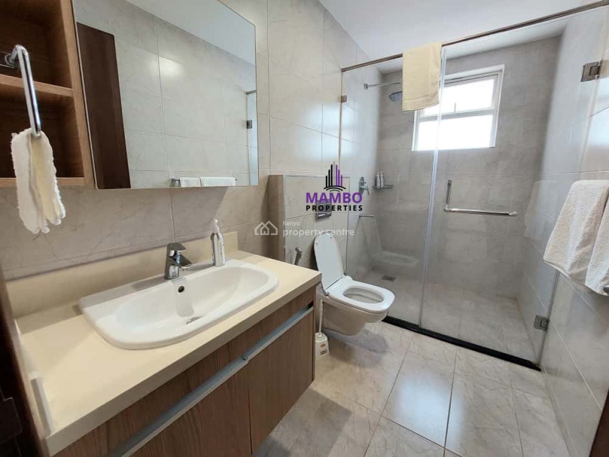 Modern 3 Bedroom Fully Furnished and Serviced Apartment., General Mathenge, Westlands, Nairobi, Apartment for Rent