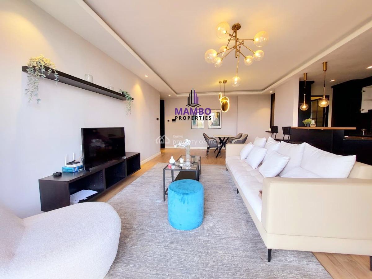 Modern 2 Bedroom Fully Furnished Apartment., Brookside Drive, Westlands, Nairobi, Apartment for Rent