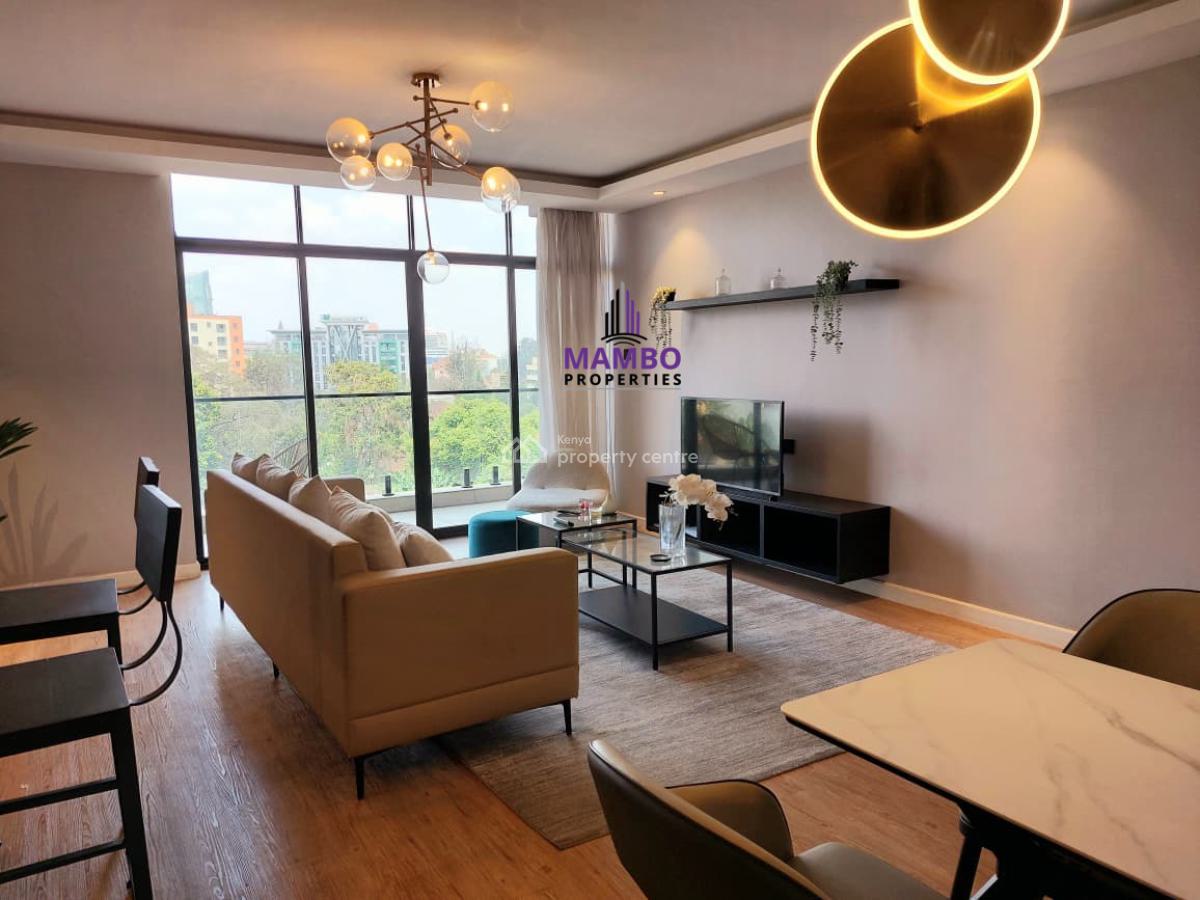 Modern 2 Bedroom Fully Furnished Apartment., Brookside Drive, Westlands, Nairobi, Apartment for Rent