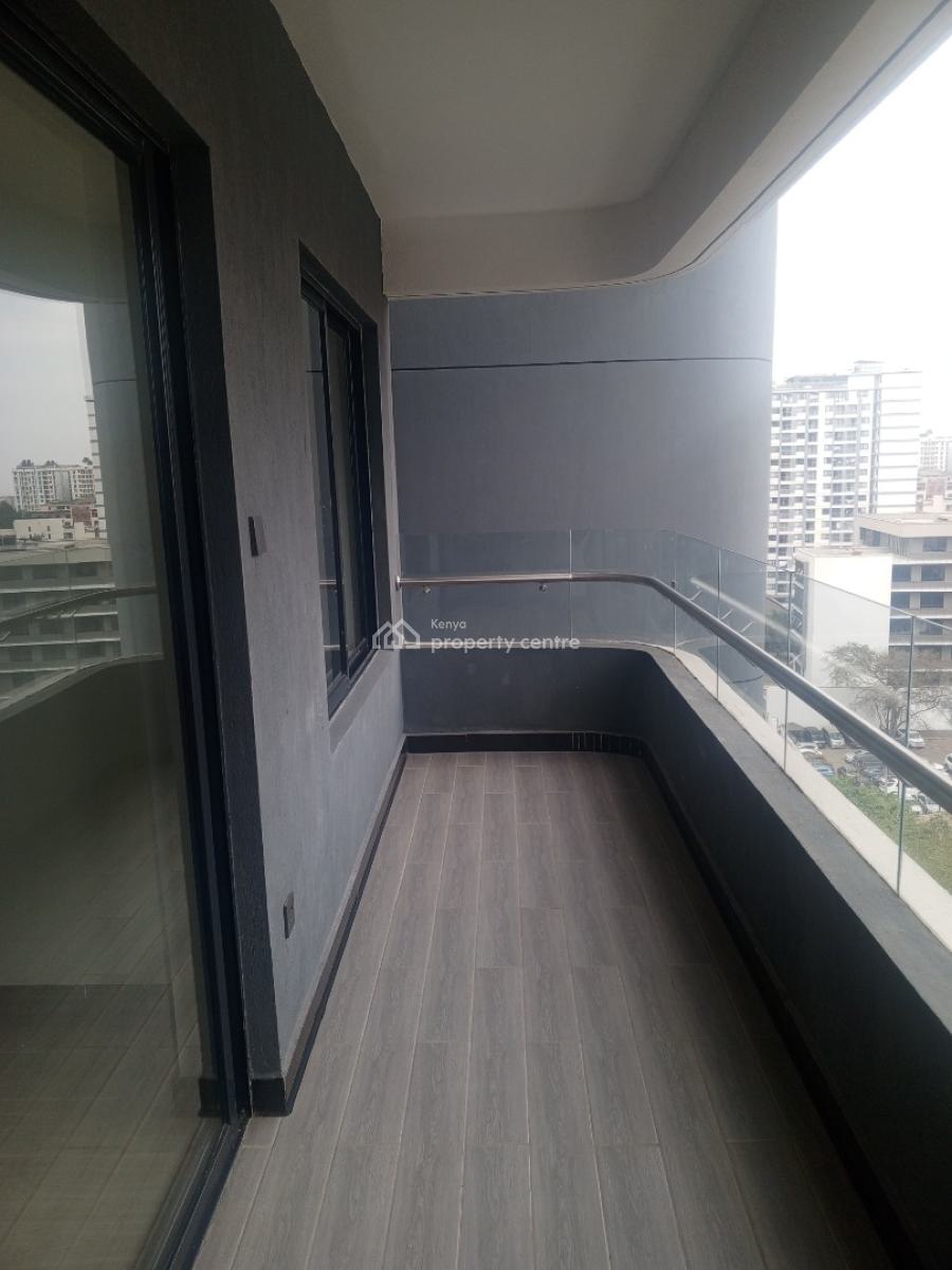 New Luxurious 1 Bedroom with Wide Balcony Near China Town, Yaya Centre, Kilimani, Nairobi, Apartment for Rent