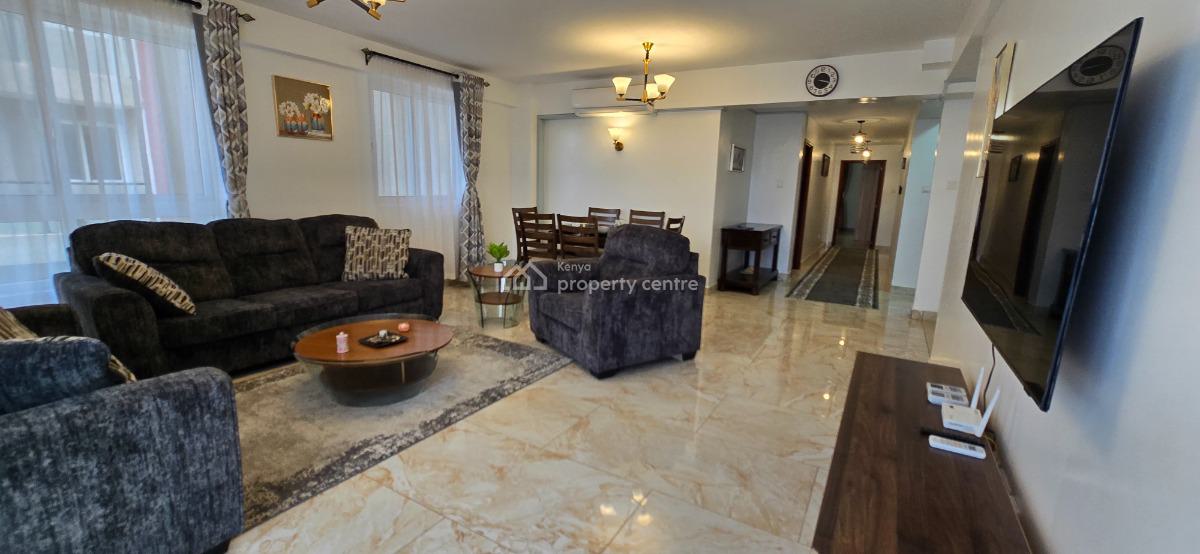Elegant 3 Bedroom Furnished Apartment in Westlands, General Mathenge, Westlands, Nairobi, Apartment for Rent
