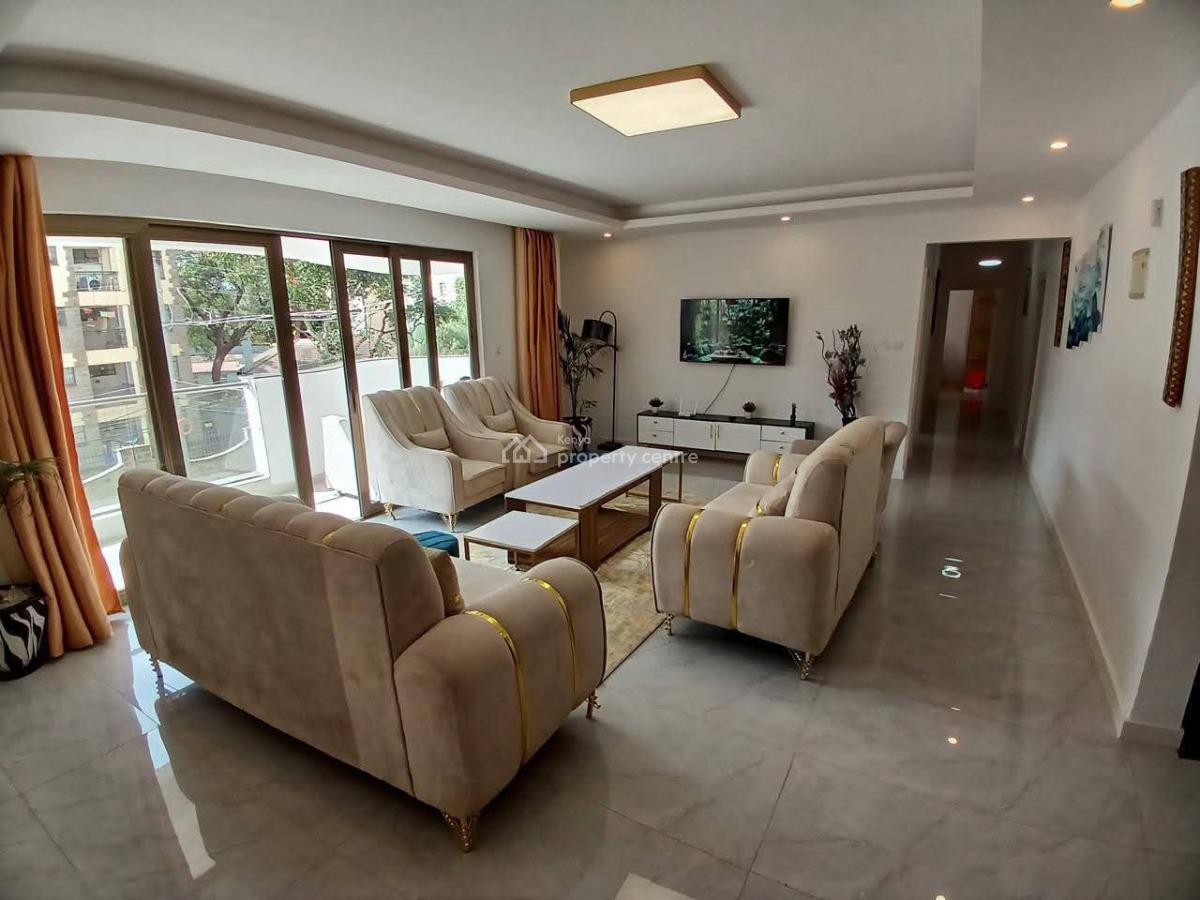 Furnished 4 Bedrooms Apartment + Dsq, Kileleshwa, Nairobi, Apartment for Rent