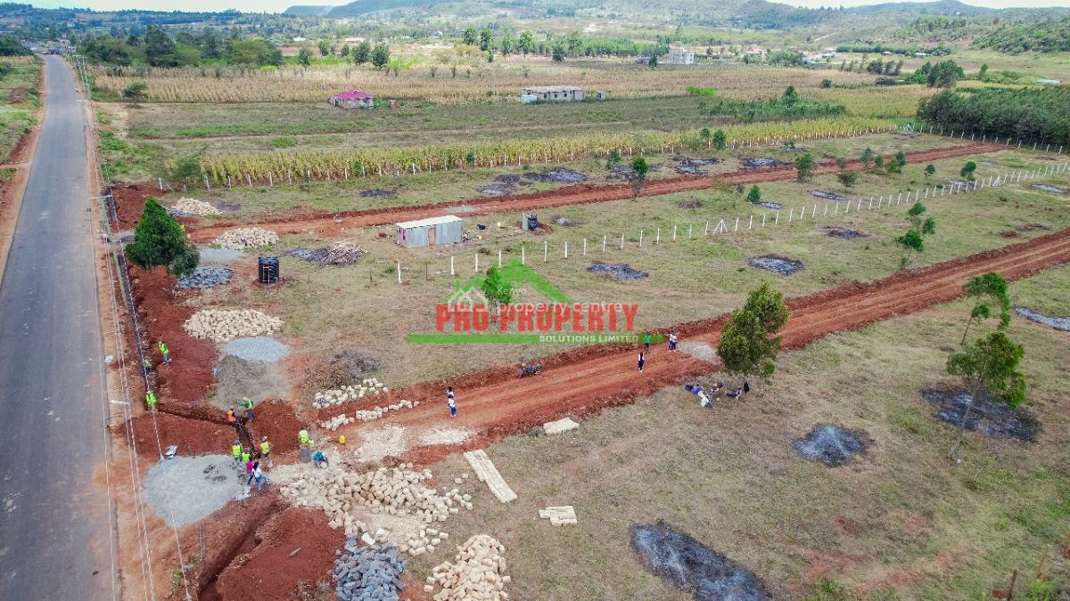 Prime Residential Plots Touching Tarmac, Kamangu, Kikuyu, Kiambu, Residential Land for Sale