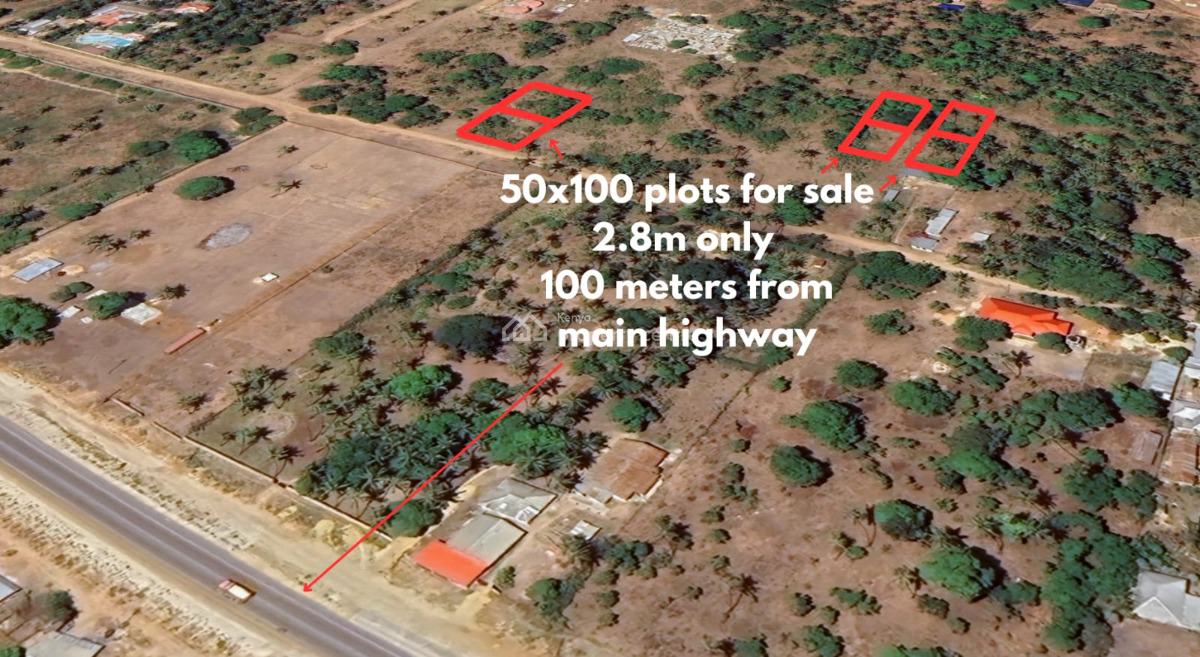Prime Plots in Vipingo, Kilifi -- Prime Location, Vipingo, Dabaso, Kilifi, Mixed-use Land for Sale