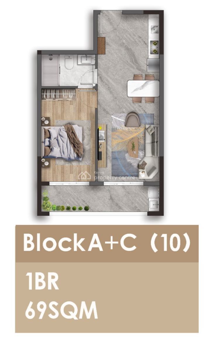 1, 2 & 3 Bedroom Apartment with Dsq in Kilimani, Kilimani, Nairobi, Apartment for Sale