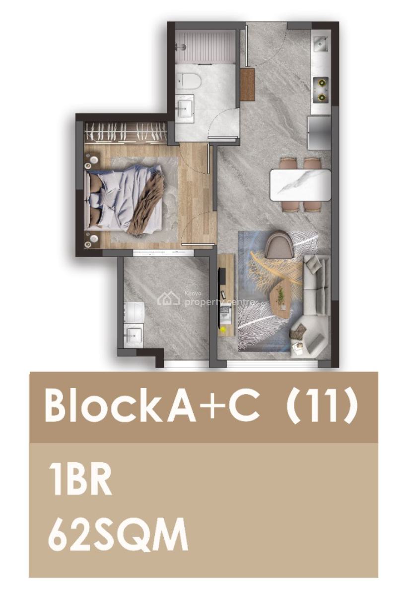 1, 2 & 3 Bedroom Apartment with Dsq in Kilimani, Kilimani, Nairobi, Apartment for Sale