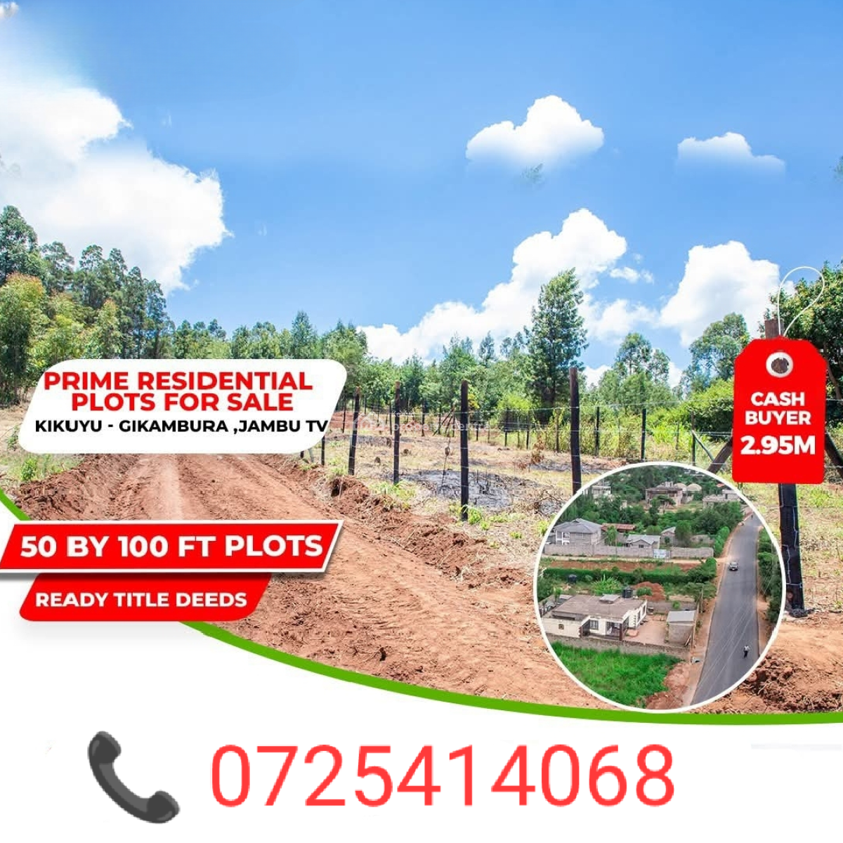 Build-ready Residential Plots Available Immediately!, Jambu Tv Area, Gikambura, Kikuyu, Kiambu, Residential Land for Sale