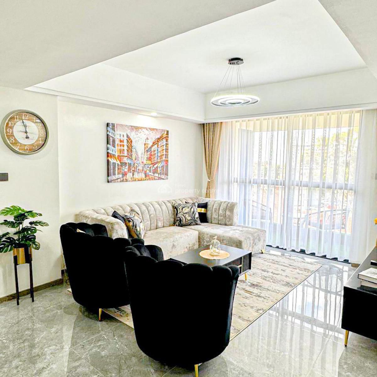 Fully Furnished and Serviced 2 Bedroom Apartment Master Ensuite, Kilimani, Nairobi, Apartment for Rent