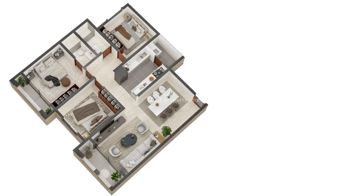 3 Bedroom with Seaview, Mtwapa, Kilifi, Apartment for Sale