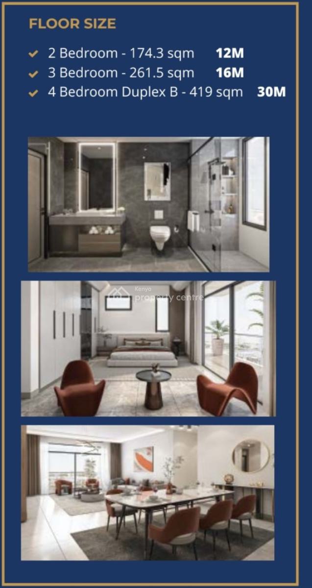 3 Bedroom Modern, Nyali, Mombasa, Apartment for Sale
