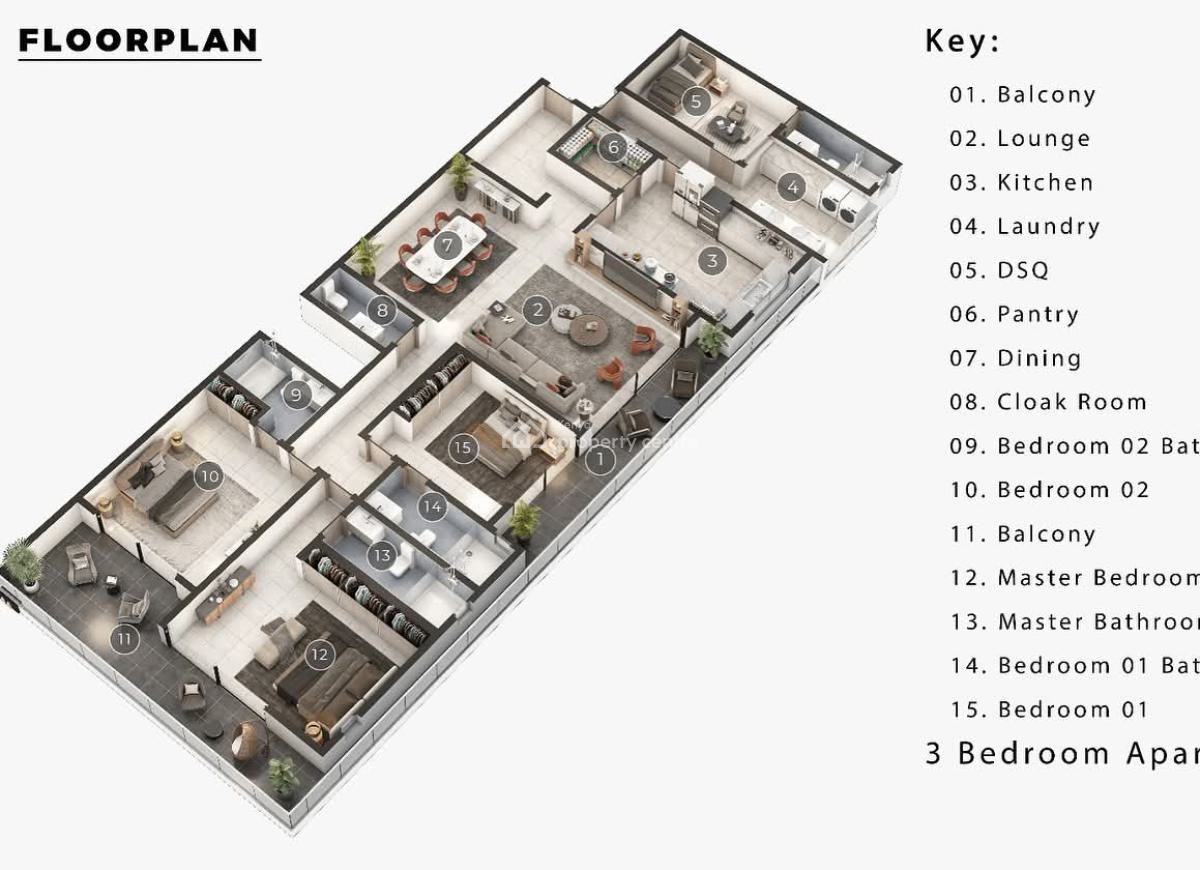 3 Bedroom Modern, Nyali, Mombasa, Apartment for Sale
