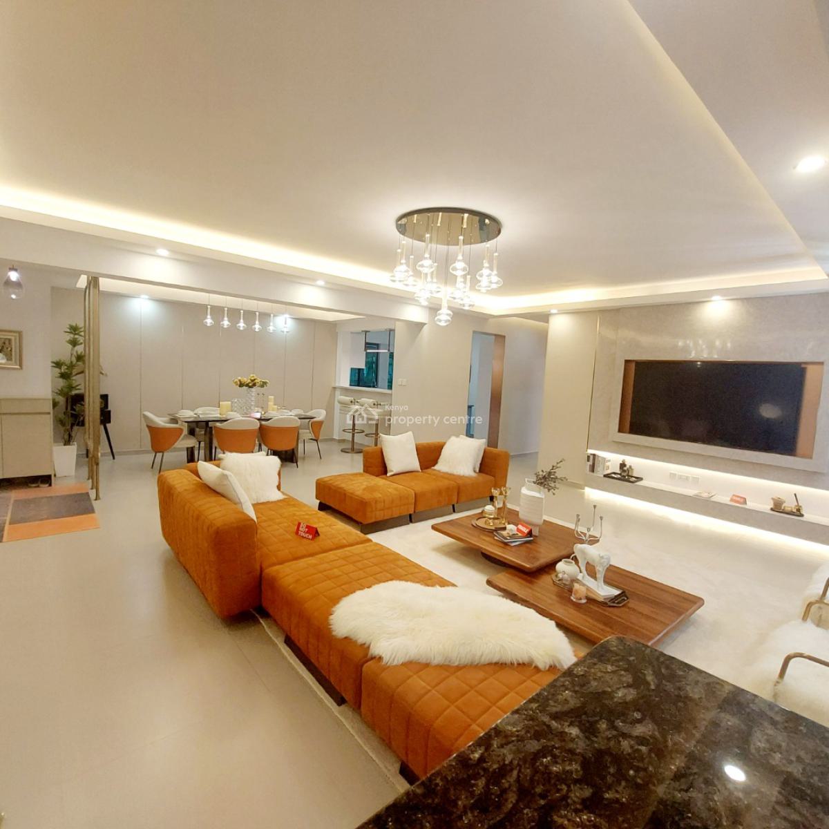 Super Spacious 5 Bedroom Plus Dsq Apartments in Kilimani, Muringa Road, Kilimani, Nairobi, Apartment for Sale