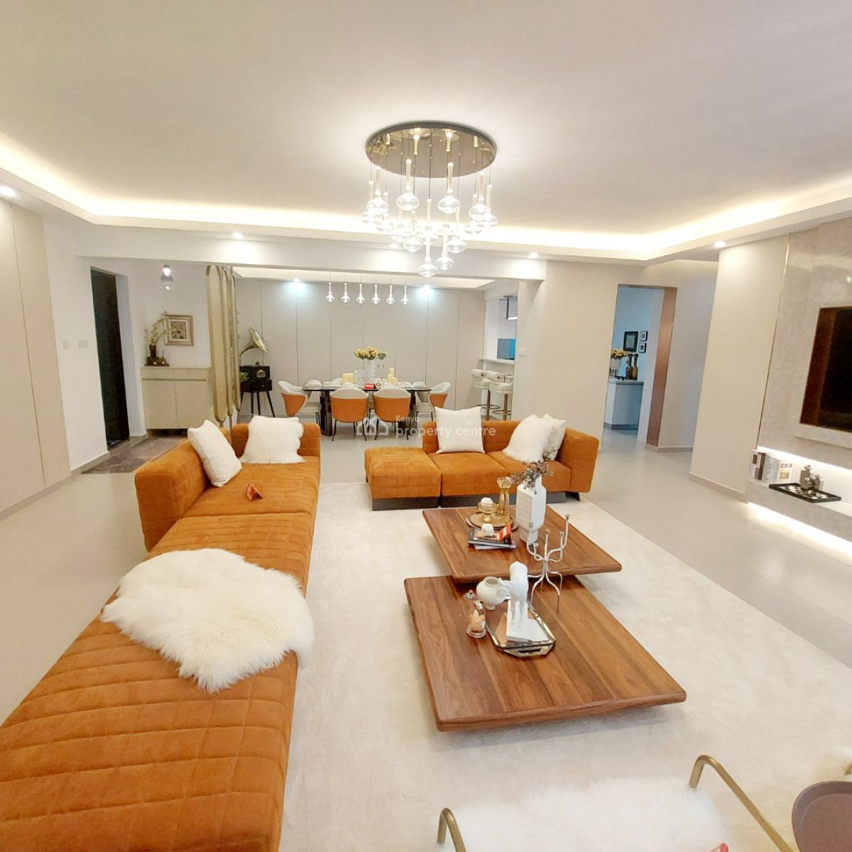 Super Spacious 5 Bedroom Plus Dsq Apartments in Kilimani, Muringa Road, Kilimani, Nairobi, Apartment for Sale