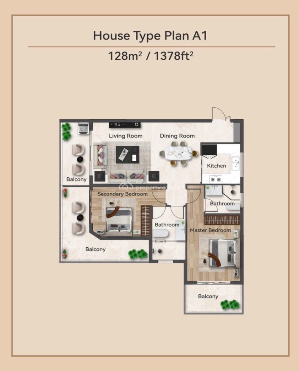 Offplan Gem One and Two Bedrooms, Vihinga Road, Kileleshwa, Nairobi, Apartment for Sale