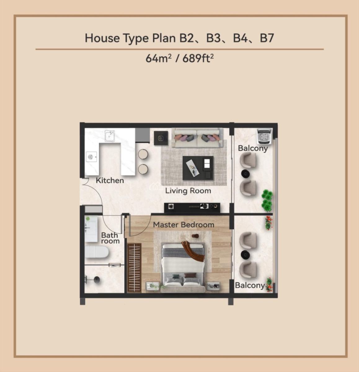 Offplan Gem One and Two Bedrooms, Vihinga Road, Kileleshwa, Nairobi, Apartment for Sale