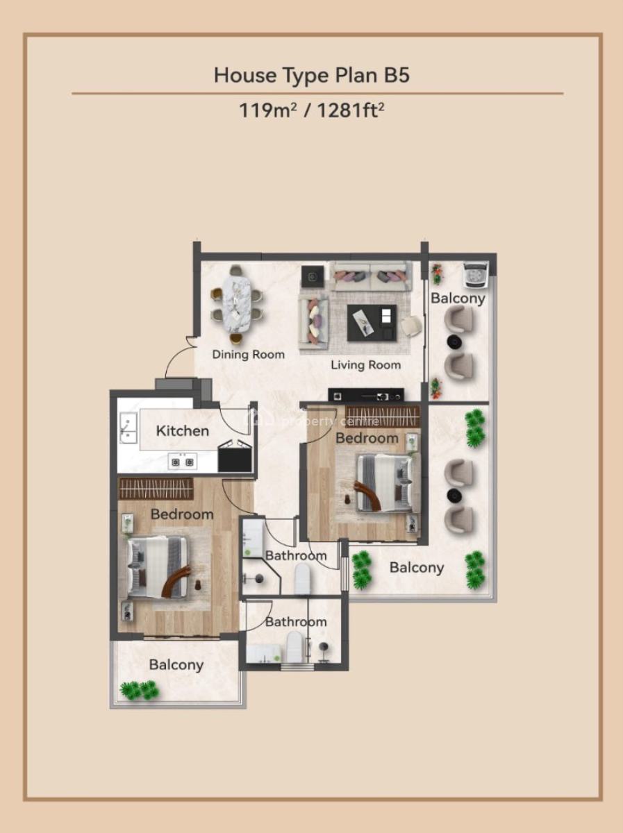 Offplan Gem One and Two Bedrooms, Vihinga Road, Kileleshwa, Nairobi, Apartment for Sale