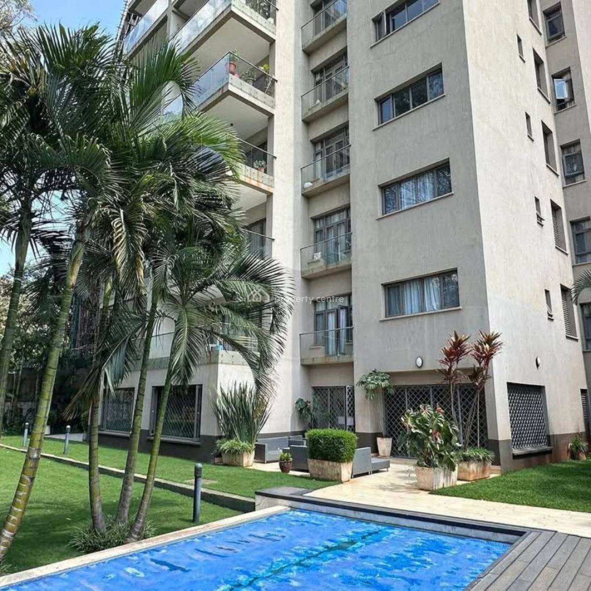 Modern 3 Bedroom Apartment + Dsq in Westlands, Riverside Drive, Westlands, Nairobi, Apartment for Rent