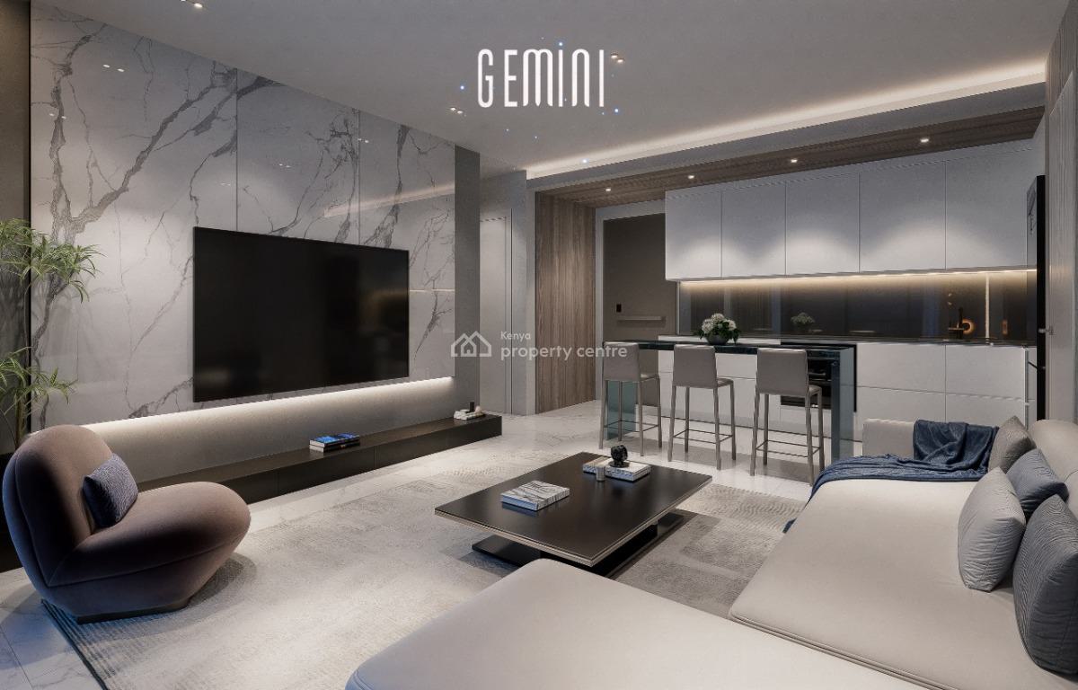 Gemini Residences -- Luxury 1  Bedroom Apartments  in Westlands, Westlands, Westlands, Nairobi, Apartment for Sale