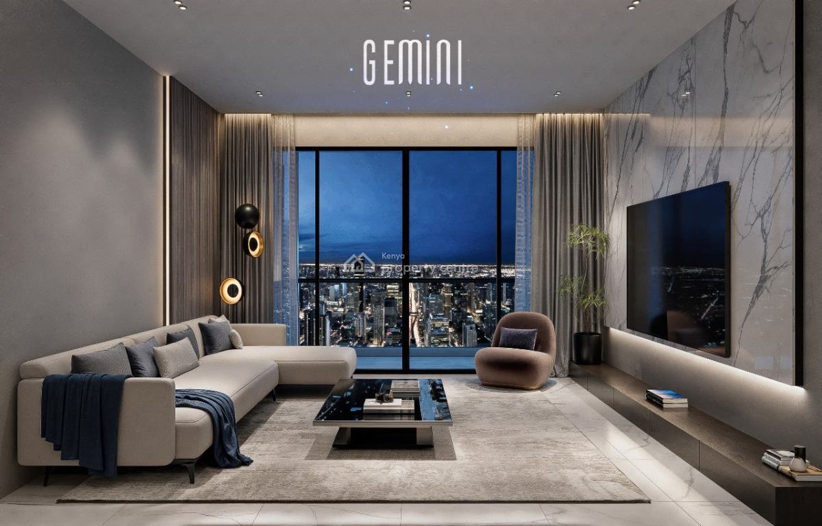 Gemini Residences -- Luxury 1  Bedroom Apartments  in Westlands, Westlands, Westlands, Nairobi, Apartment for Sale
