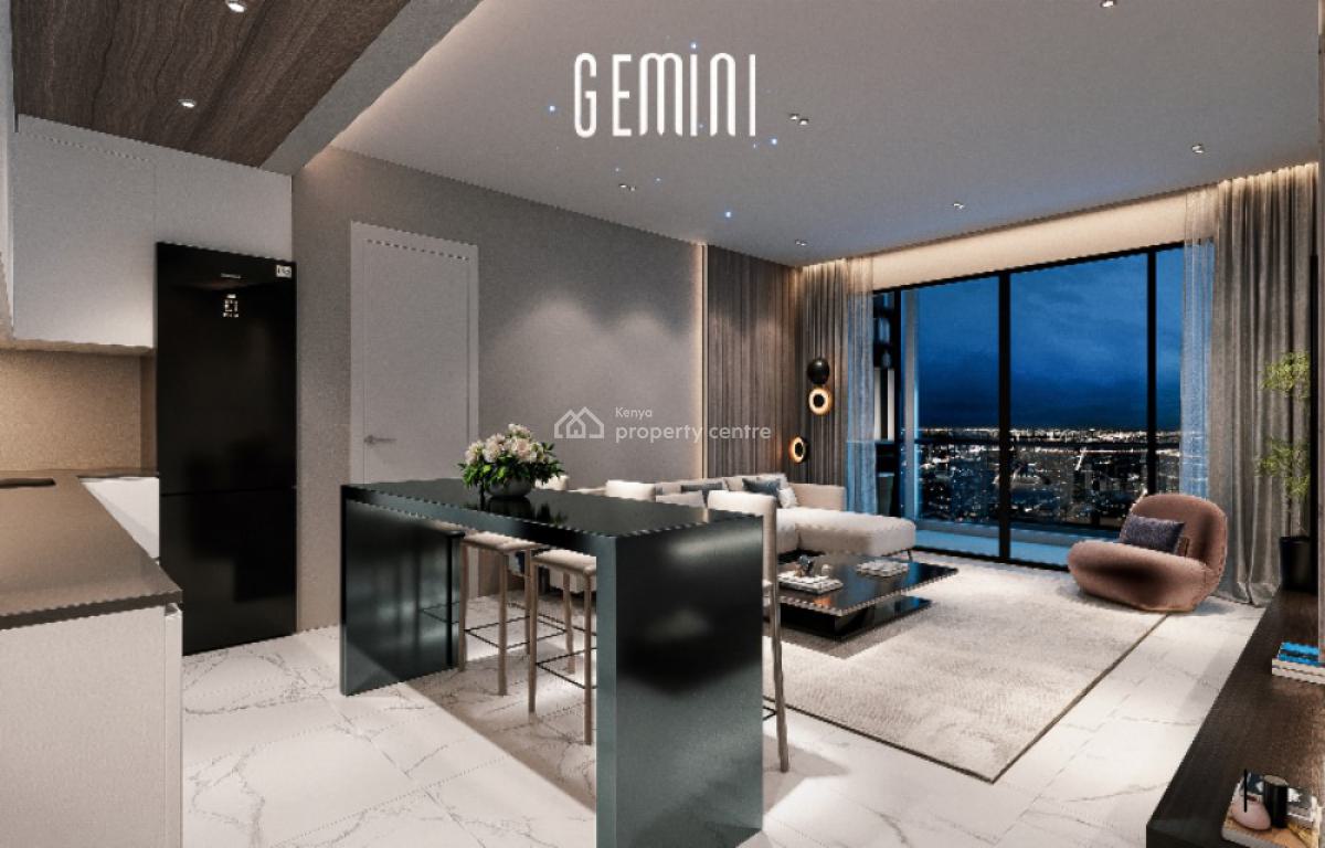 Gemini Residences -- Luxury 1  Bedroom Apartments  in Westlands, Westlands, Westlands, Nairobi, Apartment for Sale