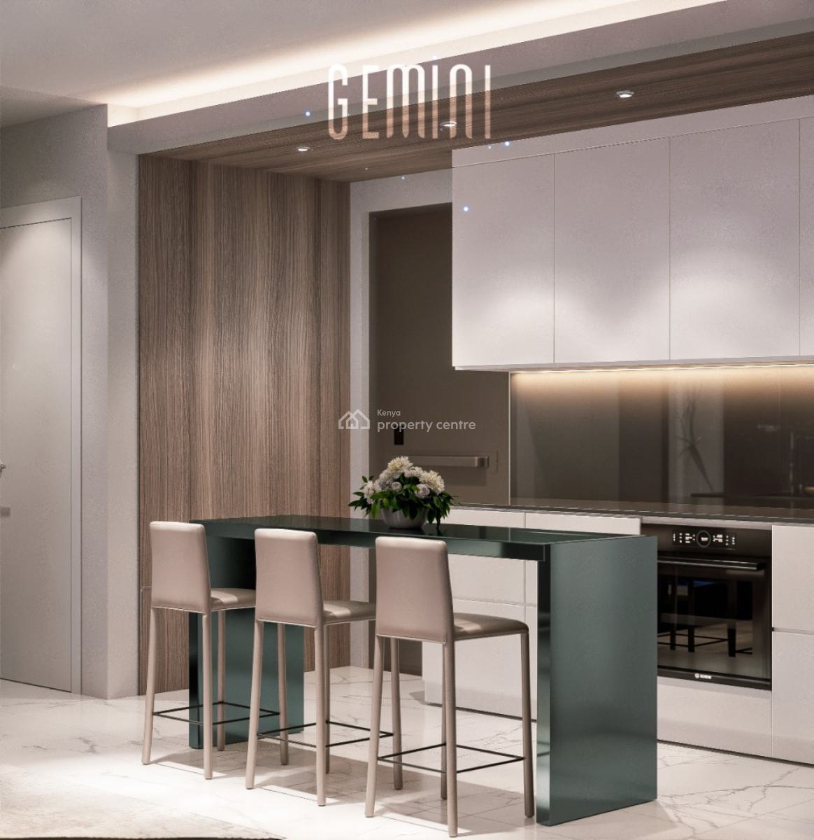 Gemini Residences -- Luxury 1  Bedroom Apartments  in Westlands, Westlands, Westlands, Nairobi, Apartment for Sale