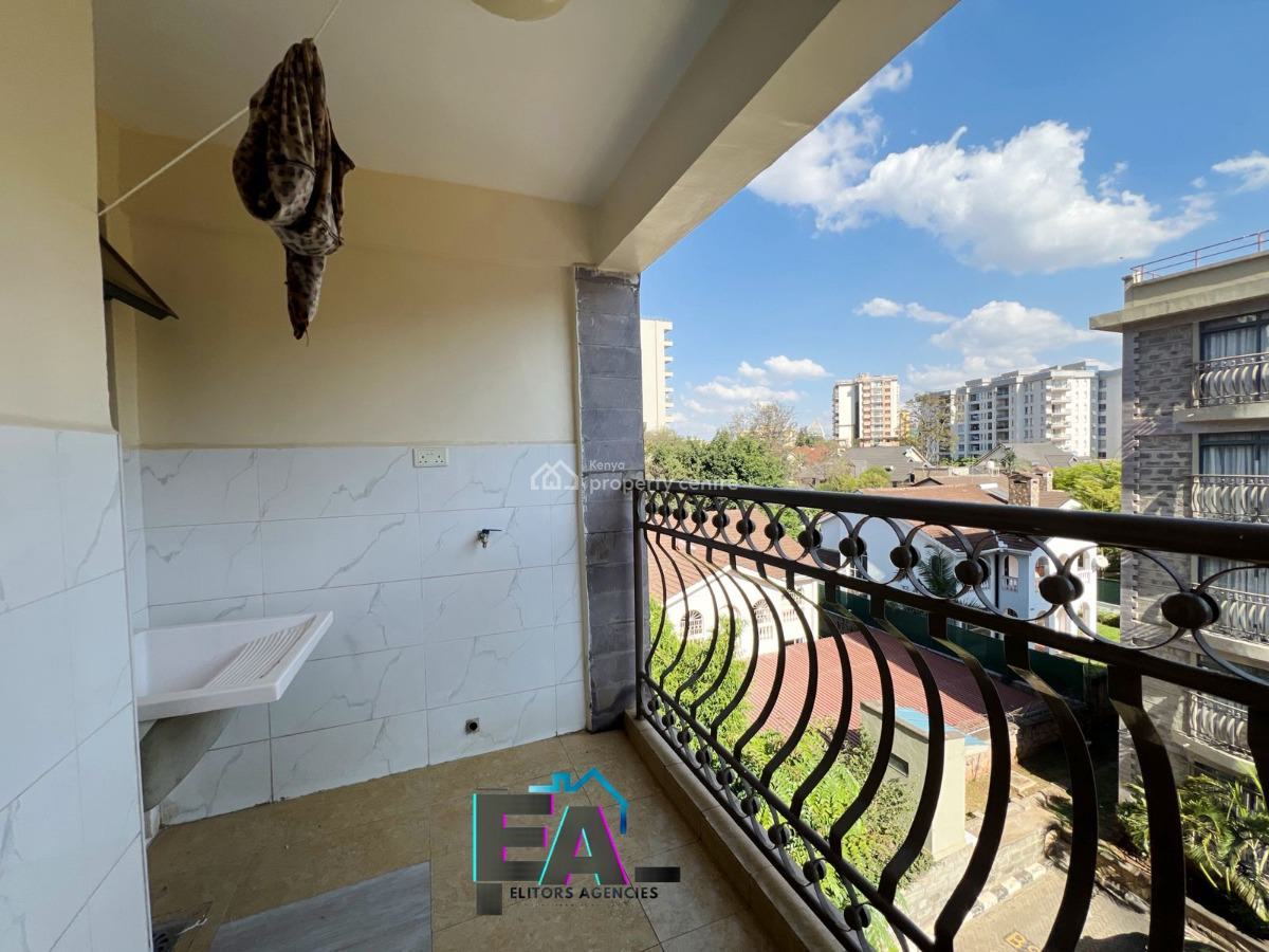 Spacious 3 Bedroom 2 Ensuite (3 Bathrooms), Othaya Road, Kileleshwa, Nairobi, Apartment for Rent