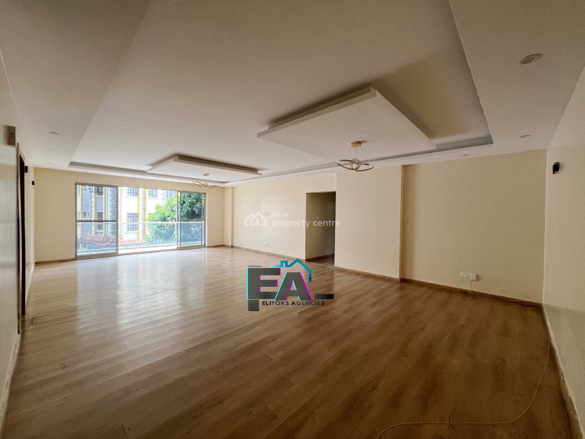 Spacious 3 Bedroom All Ensuite Plus Dsq, Chania Avenue, Kilimani, Nairobi, Apartment for Rent