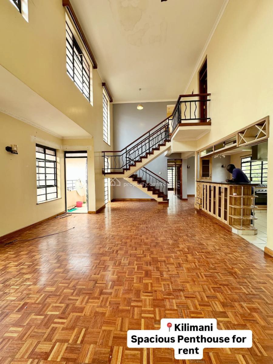 Luxurious 4 Bedroom Plus Dsq Penthouse Apartment in Kilimani, Kilimani, Kilimani, Nairobi, Apartment for Rent