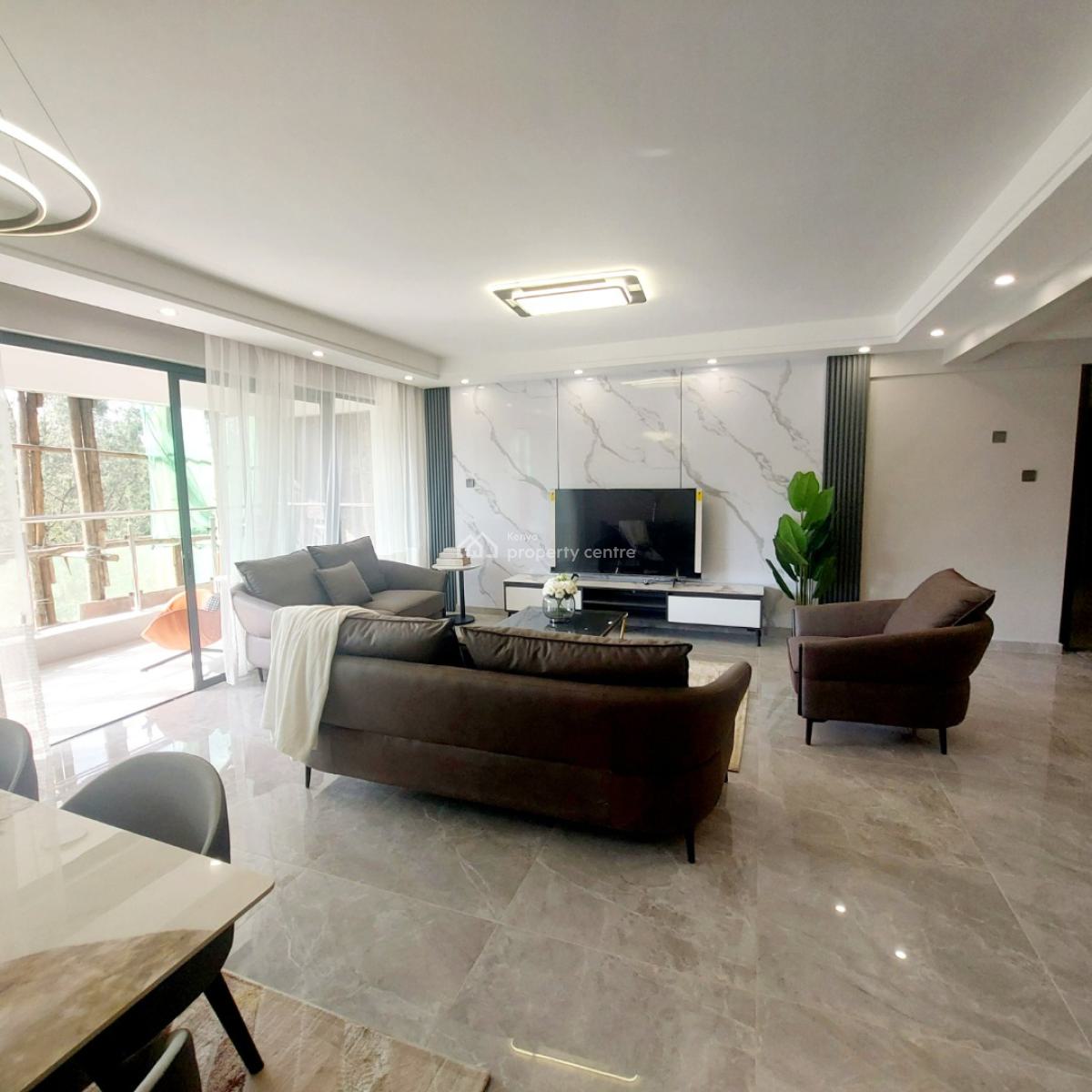Luxurious Three Bedroom Plus Dsq Apartments, Nyeri Road, Kileleshwa, Nairobi, Apartment for Sale