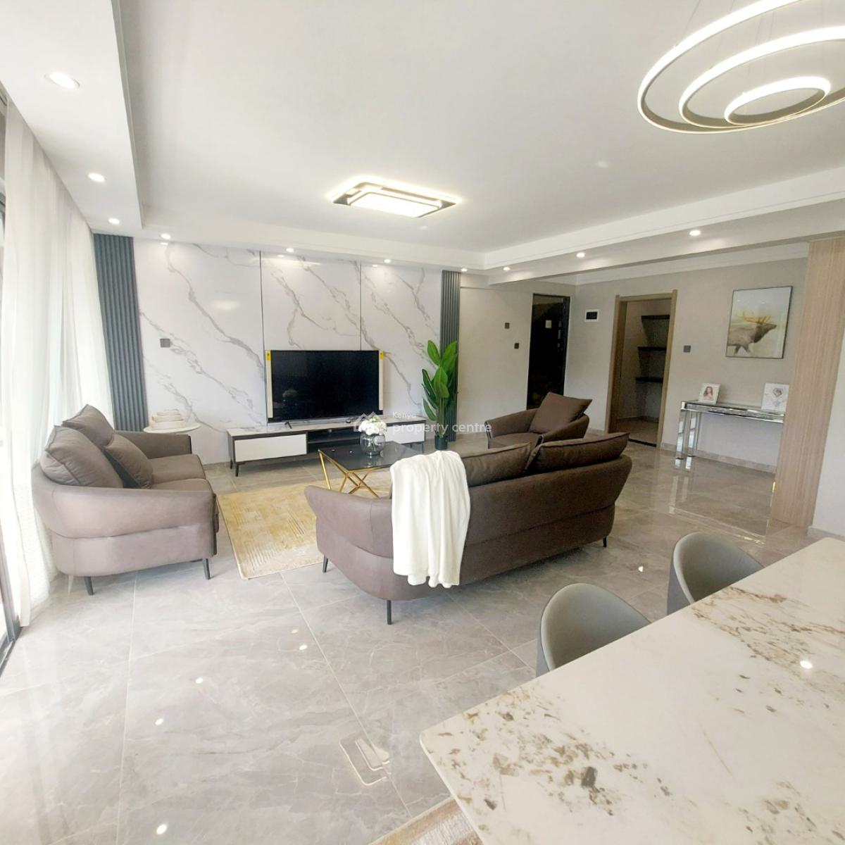 Luxurious Three Bedroom Plus Dsq Apartments, Nyeri Road, Kileleshwa, Nairobi, Apartment for Sale