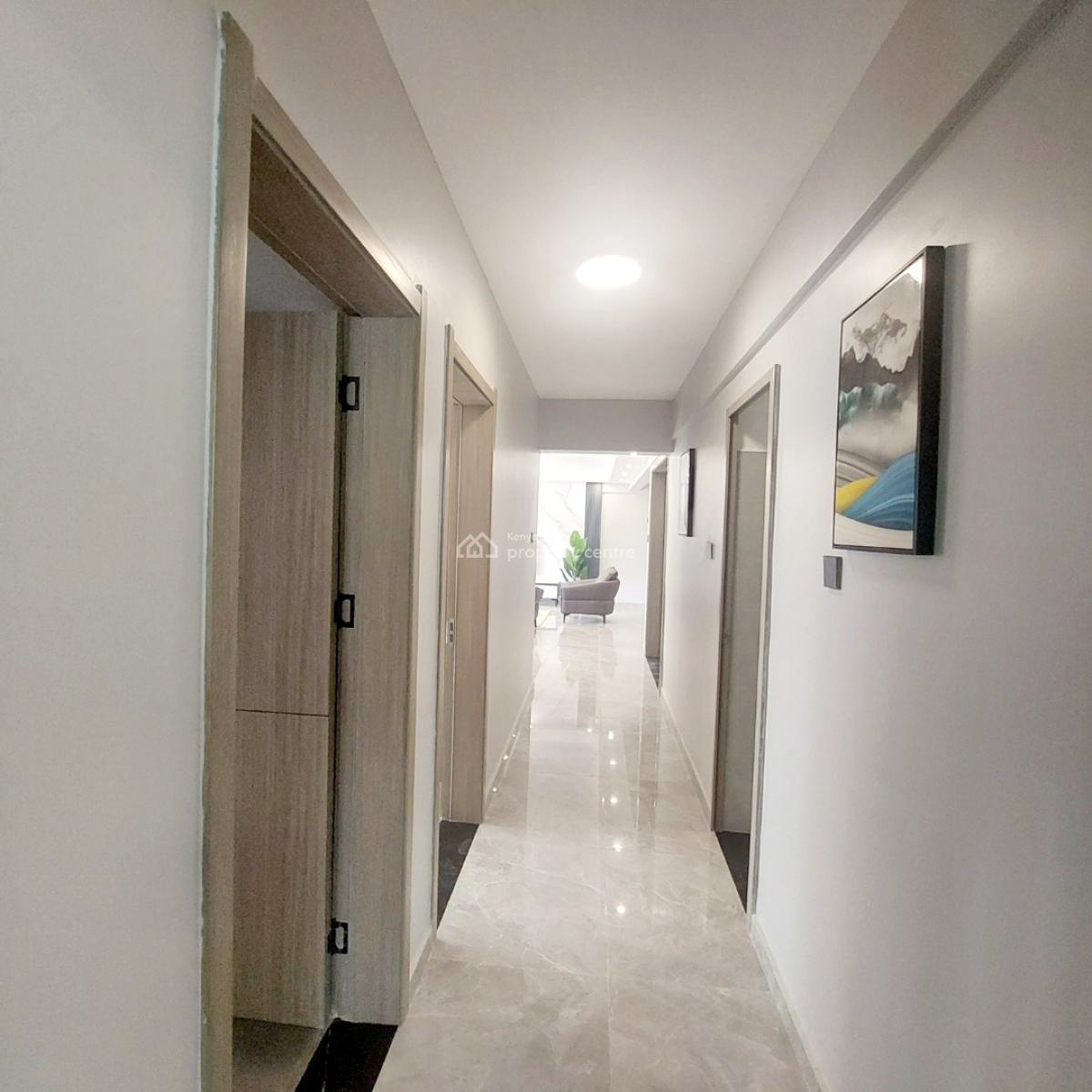 Luxurious Three Bedroom Plus Dsq Apartments, Nyeri Road, Kileleshwa, Nairobi, Apartment for Sale