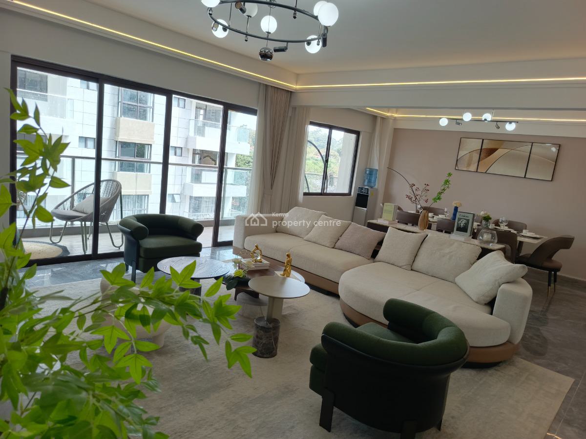 an Amazing Spacious Unfurnished 4 Bedroom All Ensuite +dsq, Kileleshwa, Nairobi, Apartment for Rent