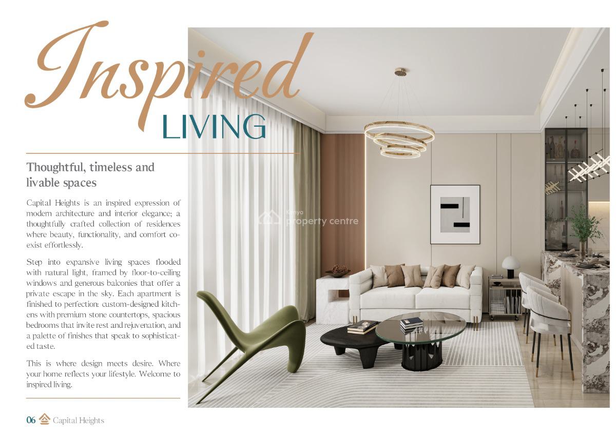 Capital Heights Studio Apartment  in Westlands, Nairobi, Westlands, Westlands, Nairobi, Apartment for Sale