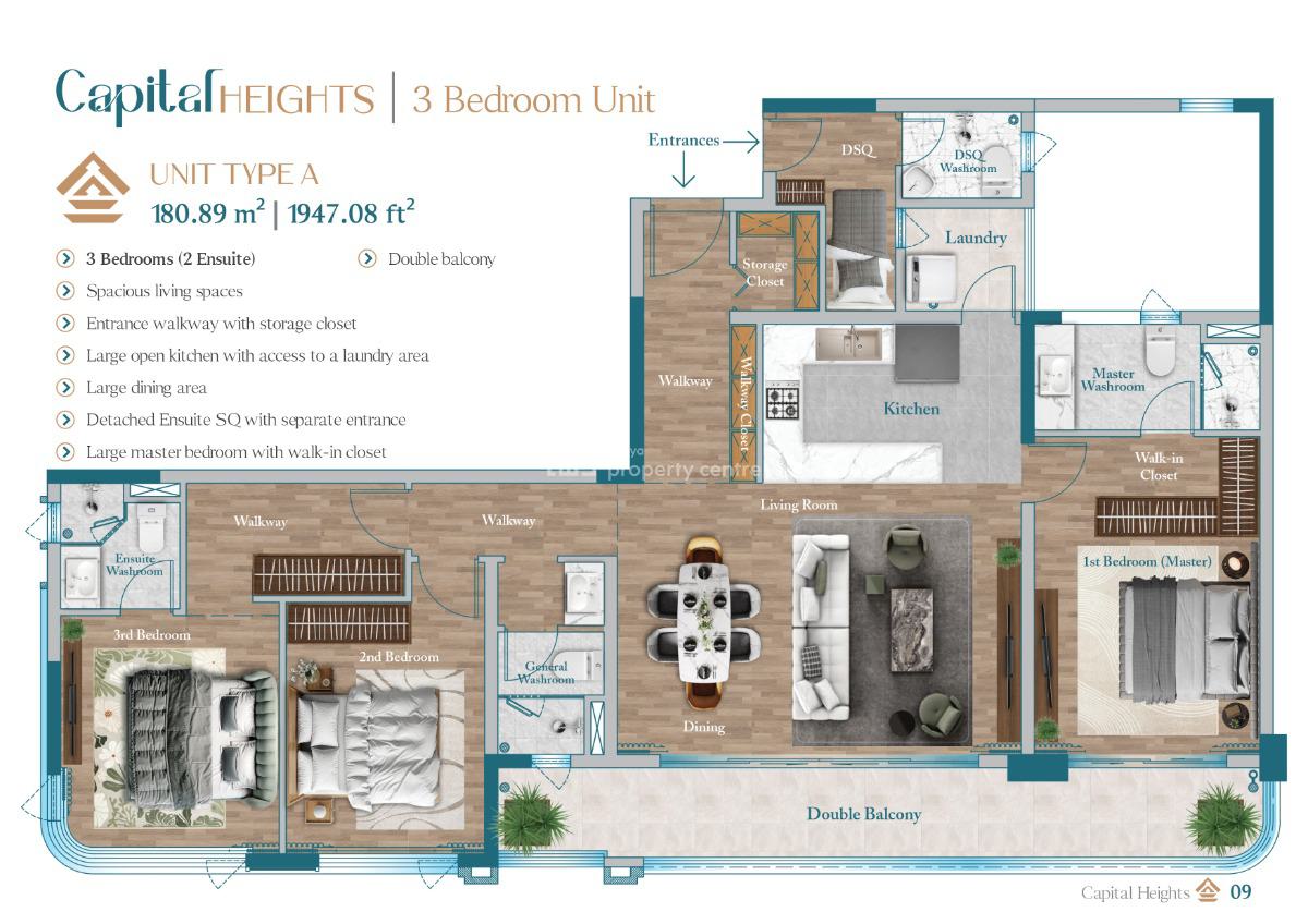 Capital Heights Studio Apartment  in Westlands, Nairobi, Westlands, Westlands, Nairobi, Apartment for Sale
