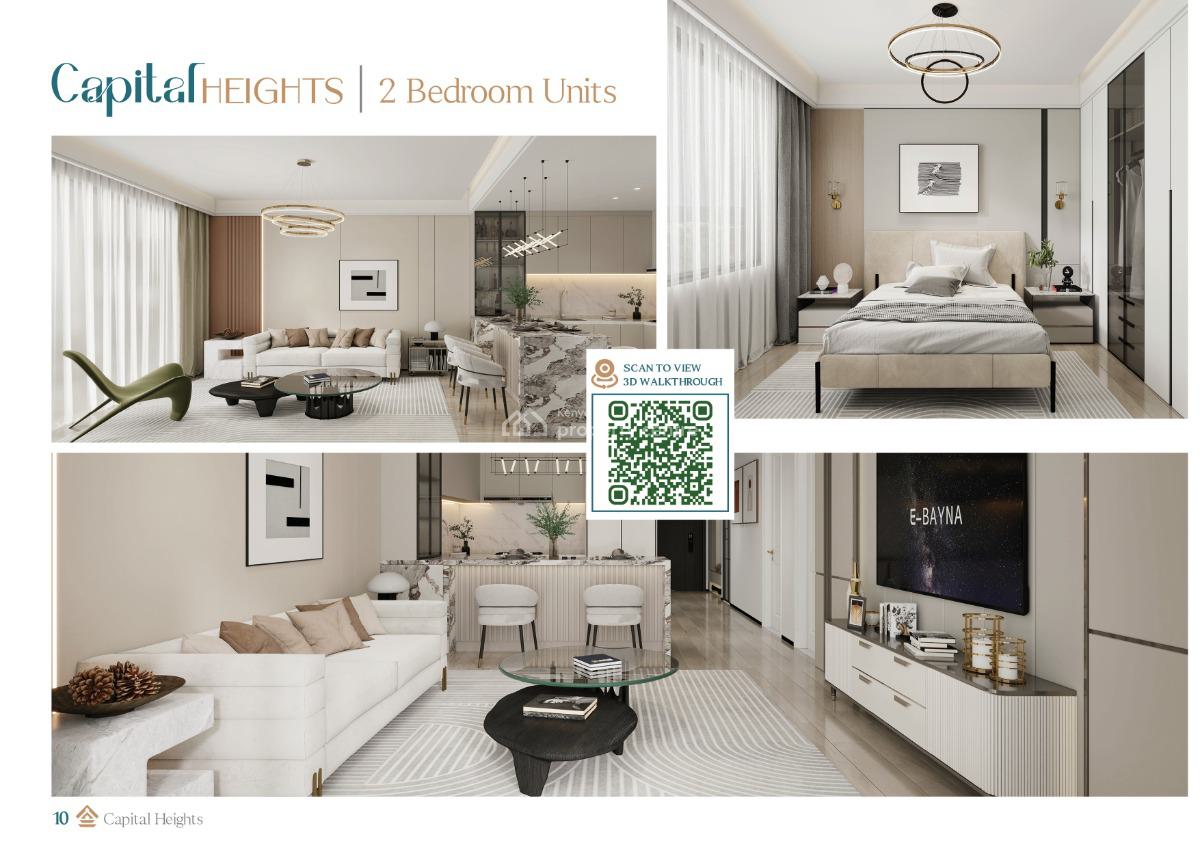 Capital Heights 2 Bedroom + Dsq Apartment in Westlands, Nairobi, Westlands, Westlands, Nairobi, Apartment for Sale