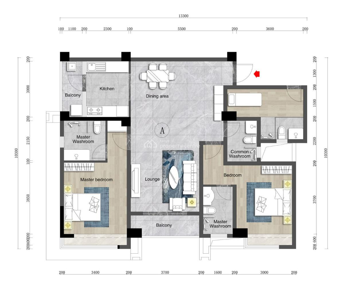 Two Bedrooms Apartments, Rhapta Road, Westlands, Nairobi, Apartment for Sale
