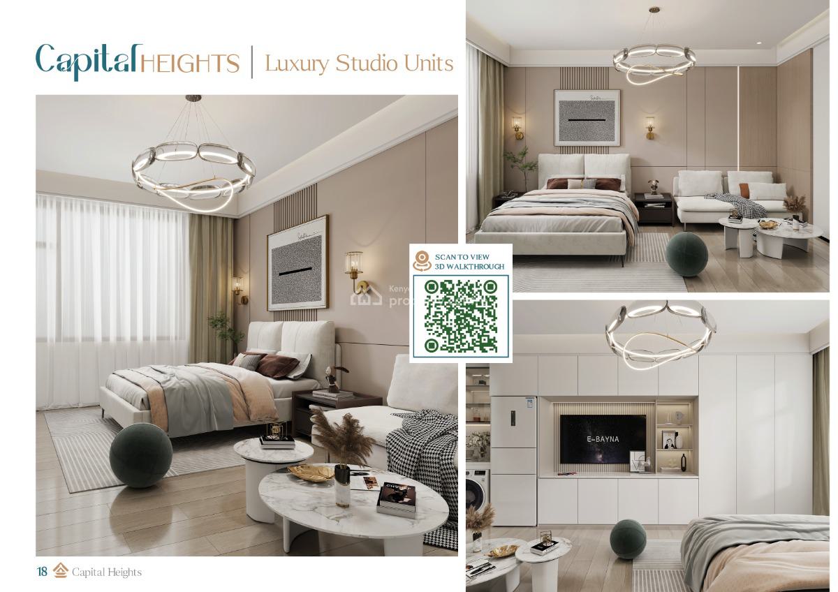 Capital Heights Apartments  Studio Apartments in Westlands, Nairobi, Westlands, Westlands, Nairobi, Apartment for Sale