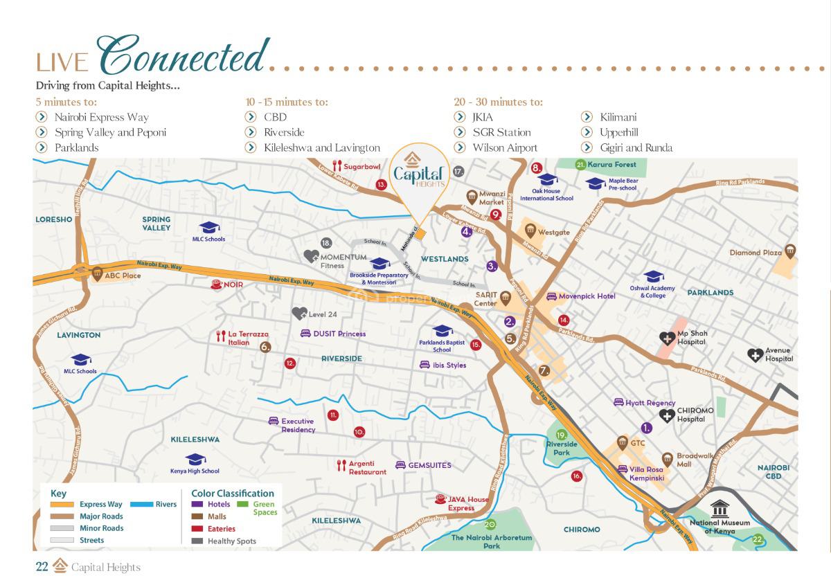 Capital Heights Apartments  Studio Apartments in Westlands, Nairobi, Westlands, Westlands, Nairobi, Apartment for Sale