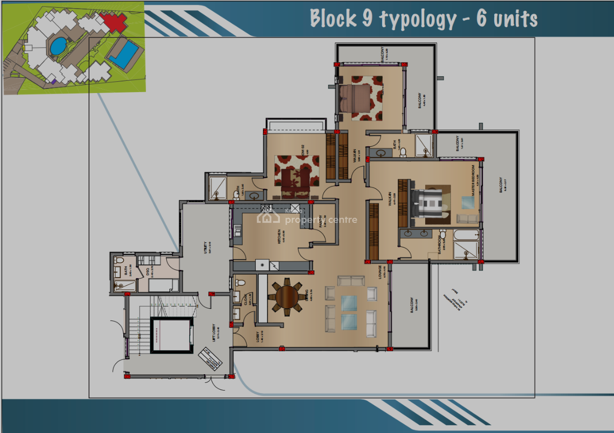 3 Bedroom All Ensuite  with Paranimic Seaviews with Dsq, Nyali, Nyali, Mombasa, Apartment for Sale