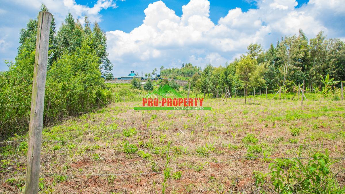 Ready-to-build Plot in a Quiet, Developed Neighborhood, Ngamba, Kikuyu, Kikuyu, Kiambu, Residential Land for Sale