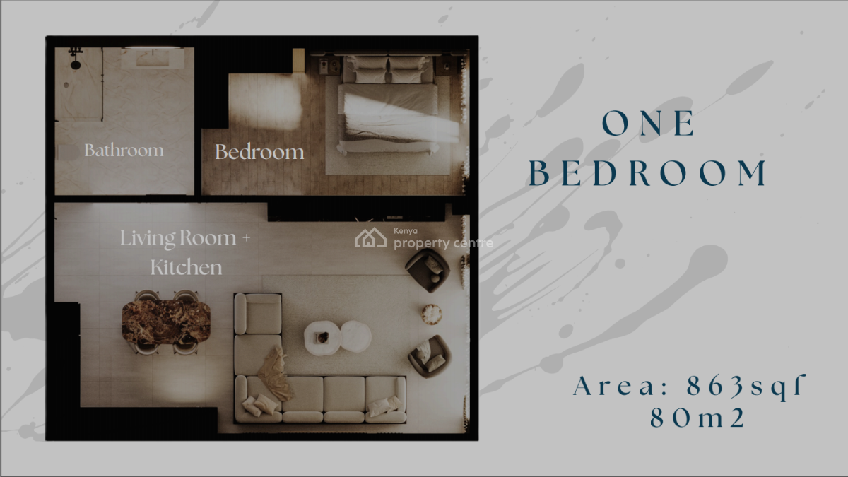 Modern & Spacious 1 Bedroom Close to The Beach, Nyali, Mombasa, Apartment for Sale