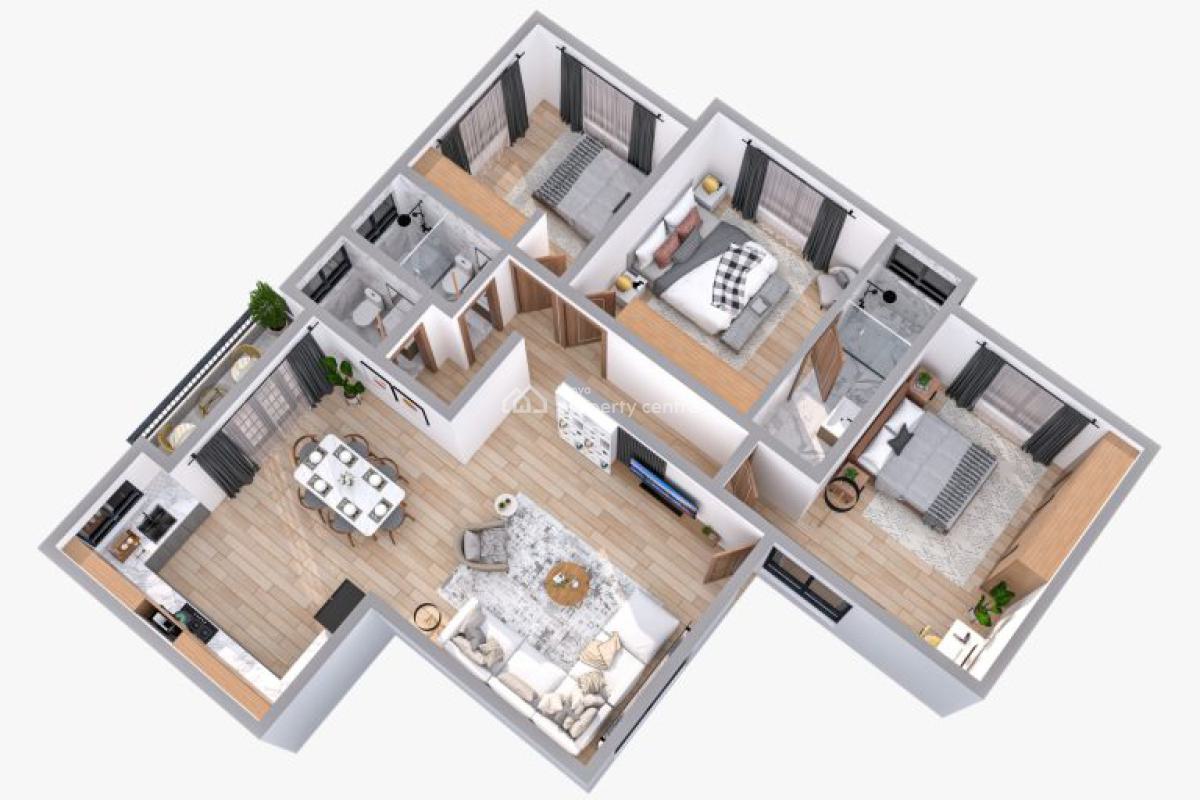 3 Bedrooms Apartment, Westernville Apartment Estate, Kikuyu Township, Kikuyu, Kiambu, Apartment for Sale