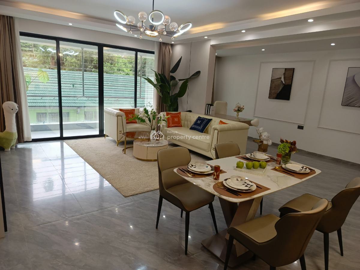 a Magnificent 3 Bedroom All Ensuite + Study Room + Dsq, Kileleshwa, Nairobi, Apartment for Sale