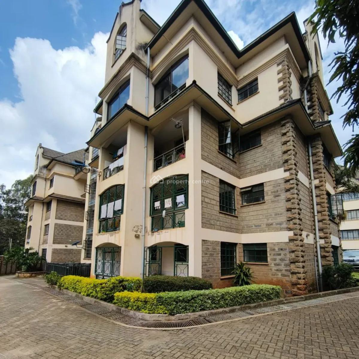 Executive 3 Bedroom with Study Plus Dsq Apartment, Kileleshwa, Nairobi, Apartment for Rent