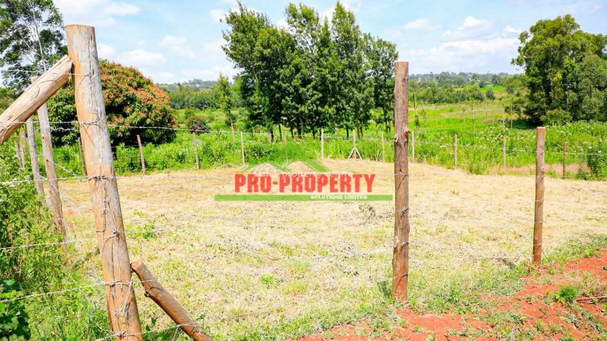 Prime Residential Plot, Kamangu Ngamba Area, Kikuyu, Kiambu, Residential Land for Sale